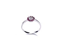Anello Stocco Gioielli Donna in Oro bianco Zircone ANS 74 - ANS 74